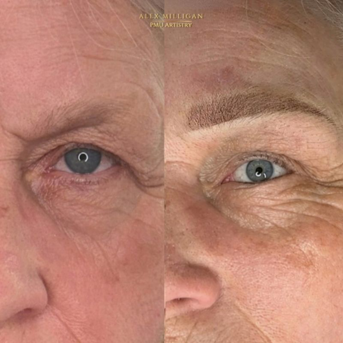 Soft powder brows by Alex Milligan Christchurch Dorset